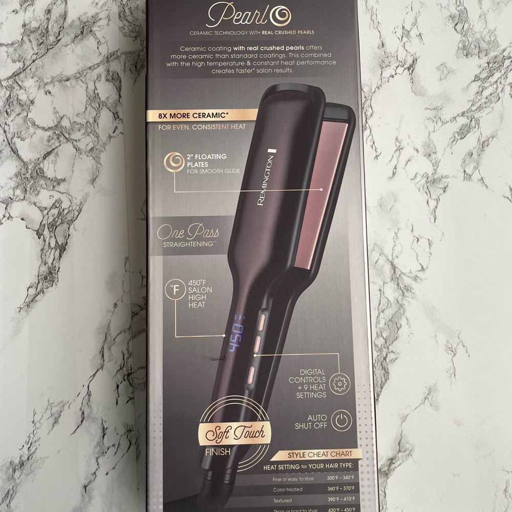 COPY - Romington professional 2” peal ceramic flat iron hair straightener